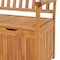 Alaterre Furniture Londonderry 47"WAcacia Wood Outdoor Storage Bench ANLD01ANO - alternate 2